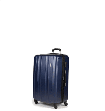 Βαλίτσα μικρή(καμπίνας) με κλειδαριά , υλικό abs σε χρώμα μπλε .