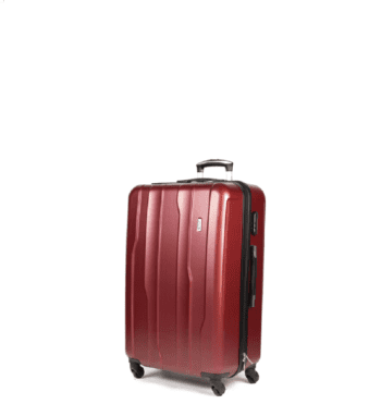 Βαλίτσα μικρή(καμπίνας) με κλειδαριά , υλικό abs σε χρώμα μπορντό .