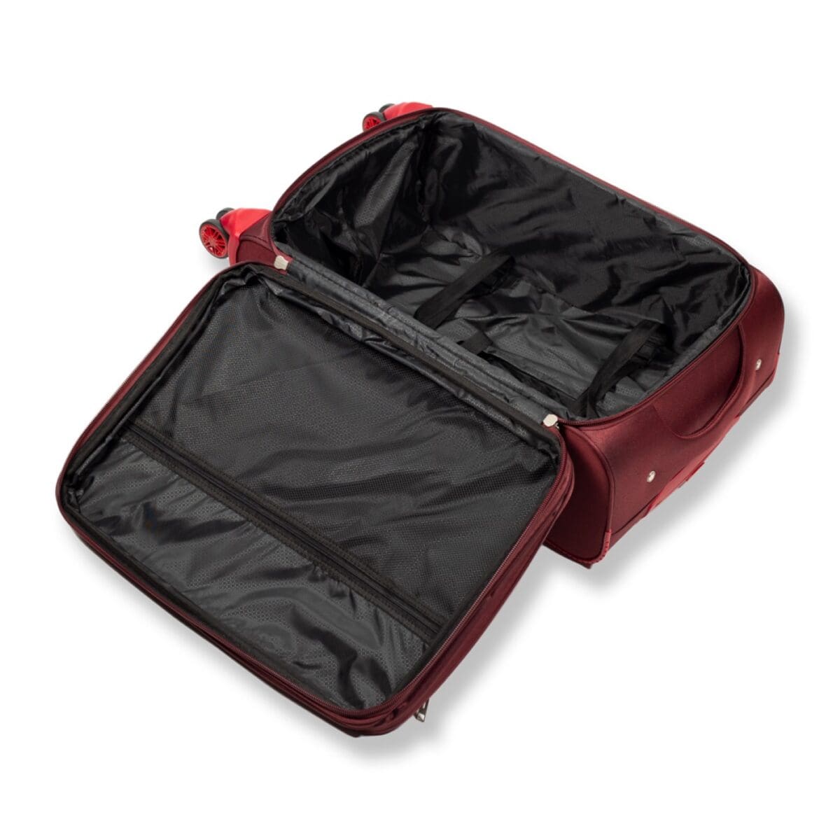 Εσωτερικό βαλίτσας υφασμάτινης με φερμουάρ