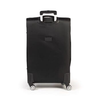 Πίσω πλευρά βαλίτσας με ταμπελάκι για στοιχεία σε μαύρο χρώμα