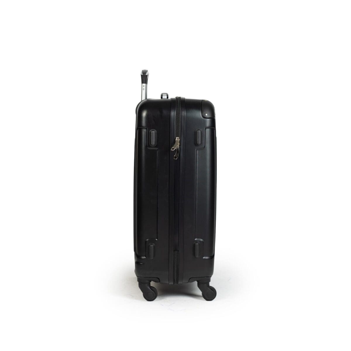 Δεξιά πλευρά βαλίτσας με πατόκουμπα σε χρώμα μαύρο