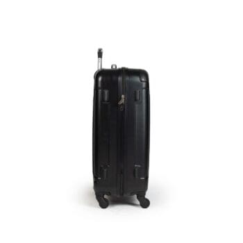 Δεξιά πλευρά βαλίτσας με πατόκουμπα σε χρώμα μαύρο