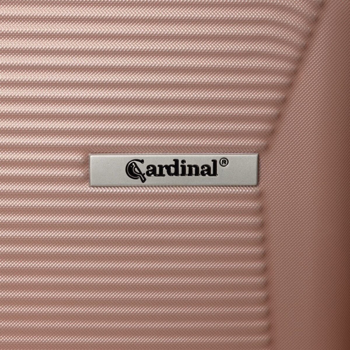 detail Cardinal Logo βαλίτσα ροζ