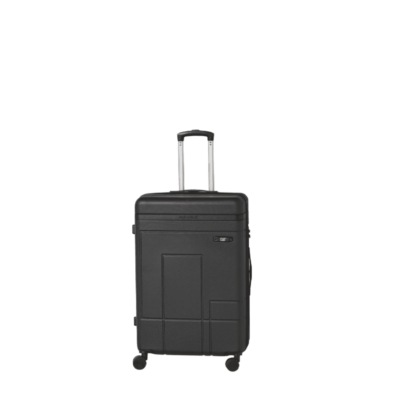 Βαλίτσα χειραποσκευή(καμπίνας) με διπλά ροδάκια από abs υλικό σε μαύρο χρώμα