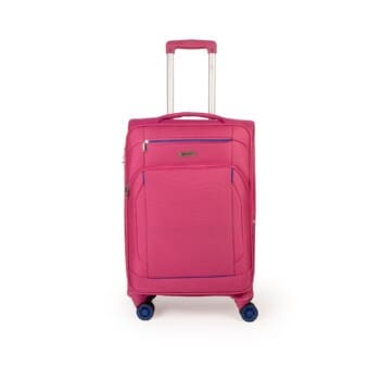 Βαλίτσα σε ροζ χρώμα υφασμάτινη