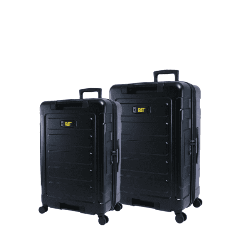 Βαλίτσες μεσαία , μεγάλη με διπλά ροδάκια , tsa lock από πολυπροπυλένιο υλικό σε μαύρο χρώμα